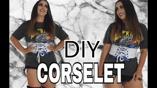 DIY CORSELET PARA USA COM BLUSÃO [upl. by Neltiak]