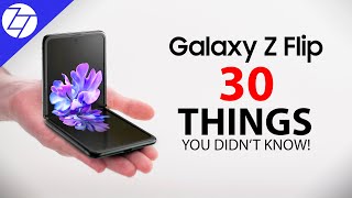 Samsung Galaxy Z Flip  30 THINGS You DIDNT Know [upl. by Svensen]