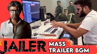 Jailer  Mass Bgm By Raj Bharath  Superstar Rajinikanth  Anirudh  Nelson  Sun pictures [upl. by Bathelda]