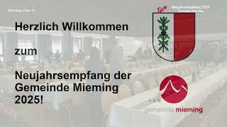 Neujahrsempfang 2025 Gemeinde Mieming [upl. by Atilam]