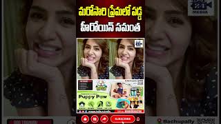 మరోసారి ప్రేమలో పడ్డ హీరోయిన్ సమంత samantha samanthanagachaitanya samanthalovestory 24media [upl. by Bosch946]