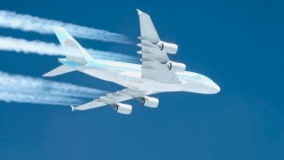 A380 View from Thousands of Meters Altitude [upl. by Sharp]