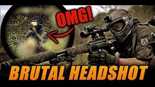 BRUTAL HEADSHOT paintball sniper destroying everyone [upl. by Ursola252]