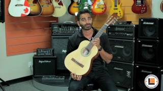 Denver 12 Size Nylon String Acoustic Guitar Product Demo [upl. by Shaum]