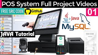 Java MYSQL NetBeans POS inventory System Full Project with Src code 1 Tour  DappCode Powerful POS [upl. by Bozuwa879]