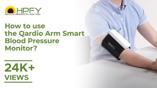 How to use the Qardio Arm Smart Blood Pressure Monitor Qardio BP Monitor User Guide [upl. by Sydalg]