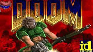 Doom music  At Dooms Gate E1M1 PCAdLib [upl. by Nageek]