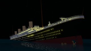 Roblox Titanic Sinking shipssandbox20shipbucket47 [upl. by Yarased]