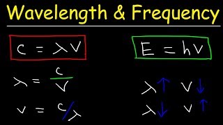 Speed of Light Frequency and Wavelength Calculations  Chemistry Practice Problems [upl. by Wilhide]