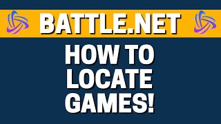 How To Locate Games In Battlenet [upl. by Rostand]