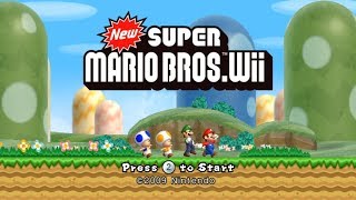 New Super Mario Bros Wii  Longplay  Wii [upl. by Alinna]