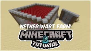 Simple amp Stackable Nether Wart Farm  Minecraft 114 Tutorial [upl. by Suk]