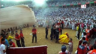 UN FALLO DE SEGURIDAD EN SAN FERMÍN PUDO ACABAR EN TRAGEDIA Y TVE LO OBVIA [upl. by Hertberg]