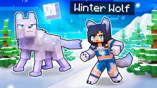 Playing Minecraft as the WINTER WOLF [upl. by Attenrad]