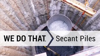 Secant Piles  We Do That [upl. by Ephraim]