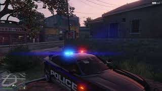 Dim Lights Fix in Settings 100 POLICE LIGHT  ELS   GTA V LSPDFR [upl. by Ttsepmet]