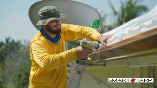 The BEST Protection for Your Damaged Roof is a SMARTTARP Shrink Wrap System [upl. by Auhsot]