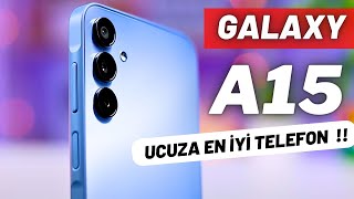 Yeni Samsung Galaxy A15 İnceleme  UCUZ EN İYİ TELEFON [upl. by Granese]