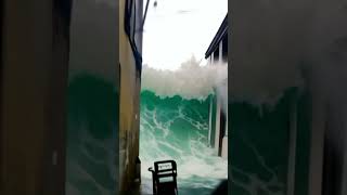 Tsunami Strikes Powerful Waves Crash Into City Streets 🌊 [upl. by Essenaj]