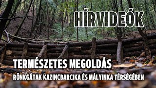 Természetes megoldás — Rönkgátak Kazincbarcika és Mályinka térségében [upl. by Hike767]