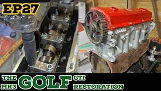 quotThe Mk3 Golf Gti Restorationquot EP27 Engine Head Rebuild Part 2 [upl. by Aribold786]