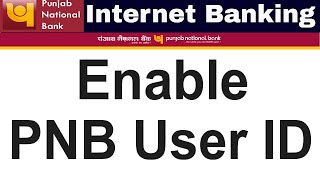 Enable PNB Netbanking User ID Without Going To Branch User Id Disabled [upl. by Mobley]