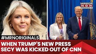 Heated Moment Trumps Glamorous New Press Secretary Was Kicked Out Of CNN Whos Karoline Leavitt [upl. by Yerxa]