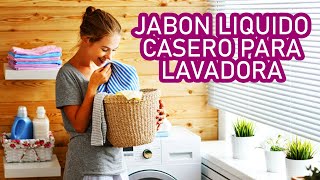 Como hacer jabón liquido para lavadora con pastillas de jabón [upl. by Holcomb]