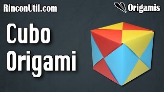 Cubo de Papel  Origami 3D Fácil [upl. by Mlohsihc]