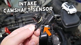 HYUNDAI SANTA FE INTAKE CAMSHAFT POSITION SENSOR REPLACEMENT LOCATION REMOVAL [upl. by Lerual]