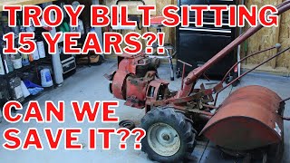 Antique TroyBilt Rototiller  Can It Be Saved [upl. by Ramraj171]