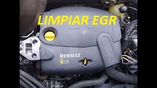 Como limpiar EGR Renault 15 dci [upl. by Aihseyn]