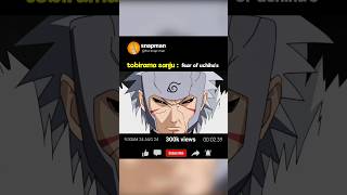 Tobirama  uchihas biggest feartobirama created shadow clone tobirama hate uchiha anime naruto [upl. by Bremen]