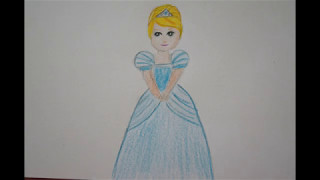 👱 Prinzessinnen zeichnen  Aschenputtel malen  How to Draw a Princess  Cinderella  Рисуем Золушку [upl. by Dwain]