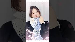 围巾编织｜圍巾編織｜Easy Crochet Scarf  스카프뜨기 [upl. by Hadias]