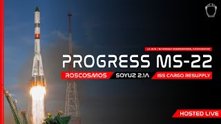 NOW Roscosmos Progress MS22 Launch [upl. by Mckeon272]