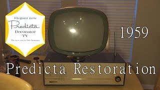 1959 Philco Predicta Debutante TV Restoration [upl. by Hausmann]