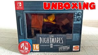 Little Nightmares II TV Edition Unboxing Nintendo Switch [upl. by Assirolc]