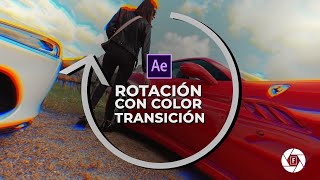 Crear transición Rotación con deformación de color en After Effects [upl. by Glaudia]