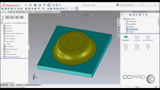 Sheet metal Forming Tool  Como criar uma ferramenta de conformação no SolidWorks  Celso Torres [upl. by Kamin]