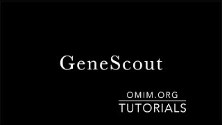 GeneScout Tutorial [upl. by Irrehs]