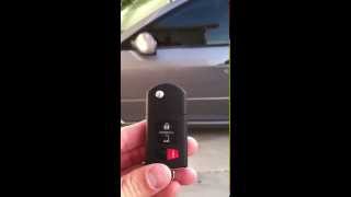 Mazda 6 Keyless Entry Reprogramming Key Fob [upl. by Ard]