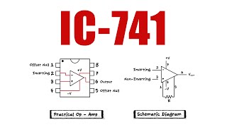 OpAmps  IC 741  Pin numbers Construction [upl. by Euqinoj]