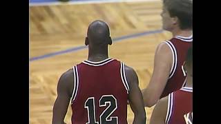 The Time Michael Jordan Wore Number 12 In A Game  RARE [upl. by Gentry]