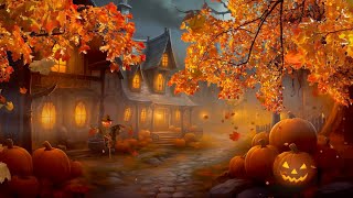 Autumn Village Ambience with Sounds No Music  Cozy Autumn Village [upl. by Airdnaid7]