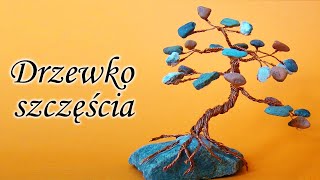 Jak zrobić drzewko szczęścia  Drzewko bonsai z drutu miedzianego  Krok po kroku  DIY [upl. by Dahcir]