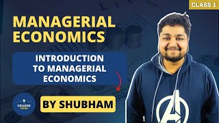 Introduction to Managerial Economics  Definition and Nature of Managerial Economics [upl. by Kerstin]