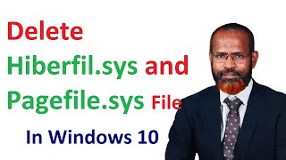 How to Delete Hiberfilsys and Pagefilesys File in windows 10 [upl. by Aliehc637]