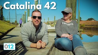 Catalina 42 Boat Tour A Bigger Catalina Sailboat  ⛵ The Foster Journey [upl. by Bocoj]