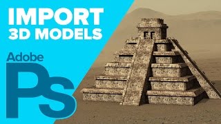 How to Import 3D Models into Photoshop [upl. by Aholah]